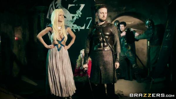 Game of Whores. Part 1 Busty bitch Cersei and her lover Jaime