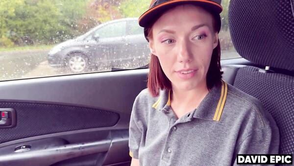 Slender Waitress Doesn't Want to Work Anymore, She Wants to Be a Porn Actress