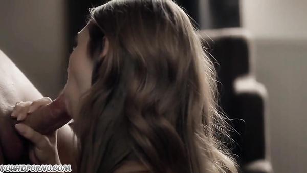 Young teen couple having first sex with each other