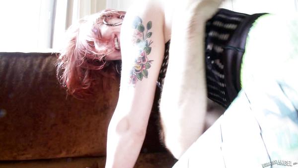 British punk-whore for anal casting